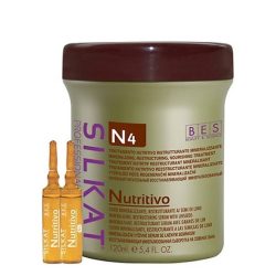 BES Silkat Nutritivo N4 Сыворотка для волос питательная в ампулах, 12шт.х10мл