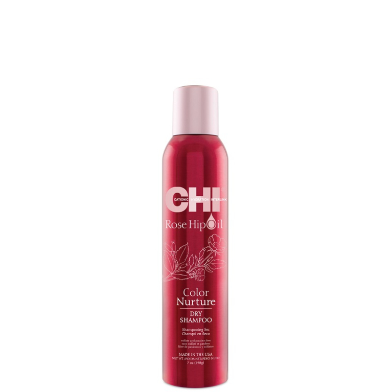 CHI Rose Hip Oil Финишный спрей с UV-защитой волос с маслом шиповника, 150г