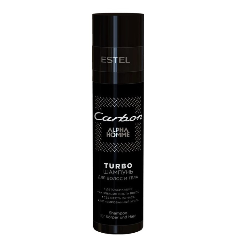 ESTEL Alpha Homme Carbon Turbo-шампунь для волос и тела, 250мл