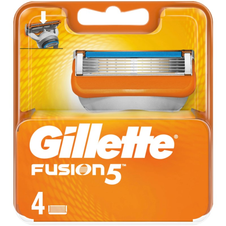 Gillette Fusion5 Сменные кассеты 4 шт.