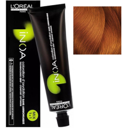 L'Oreal INOA 7.44 Блонд  интенсивный медный Стойкая краска для волос без аммиака, 60г