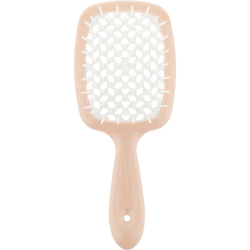 Janeke Superbrush Щетка для волос персиковая с белыми зубчиками