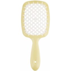 Janeke Superbrush Щетка для волос светло-желтая с белыми зубчиками