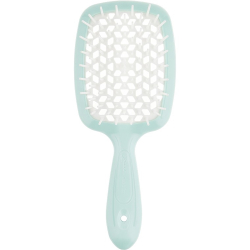 Janeke Superbrush Щетка для волос светло-бирюзовая с белыми зубчиками