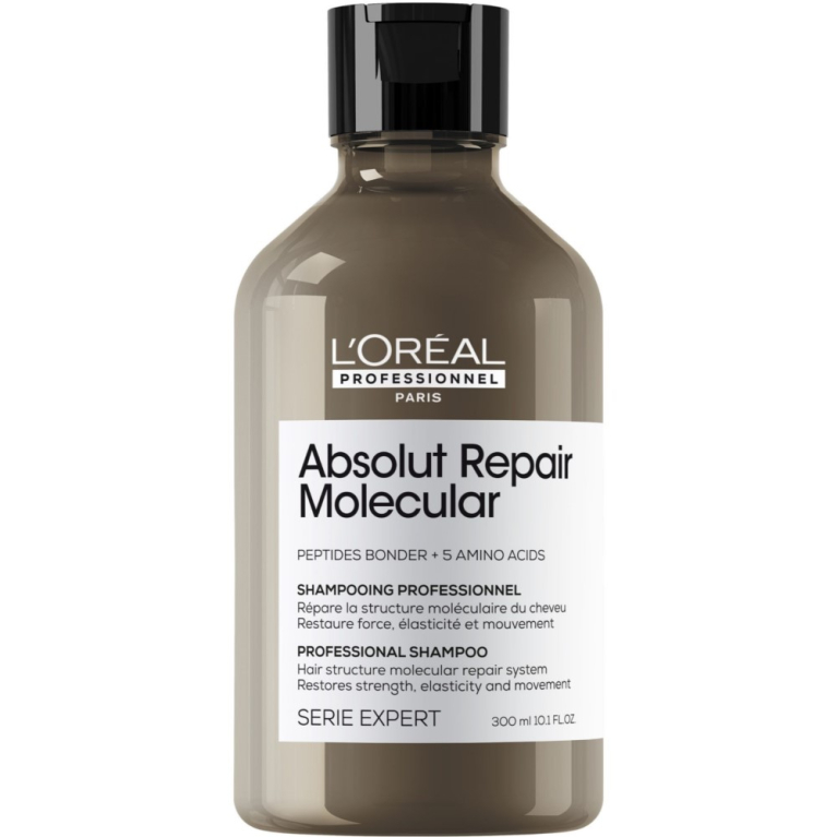 L'Oreal Absolut Repair Molecular Бессульфатный шампунь для молекулярного восстановления волос, 300мл