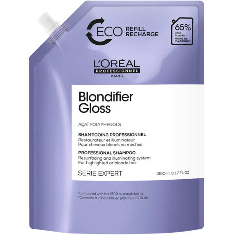 L'Oreal Blondifier Gloss Шампунь для осветленных и мелированных волос (рефил), 1500мл