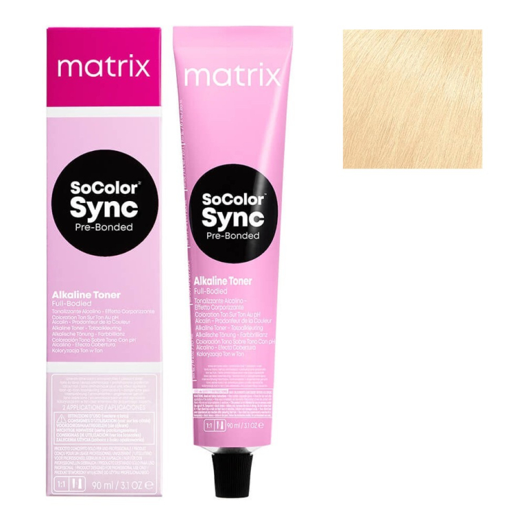 Matrix Color Sync 10G Яркий блонд золотистый Тонирующая крем-краска для волос, 90мл