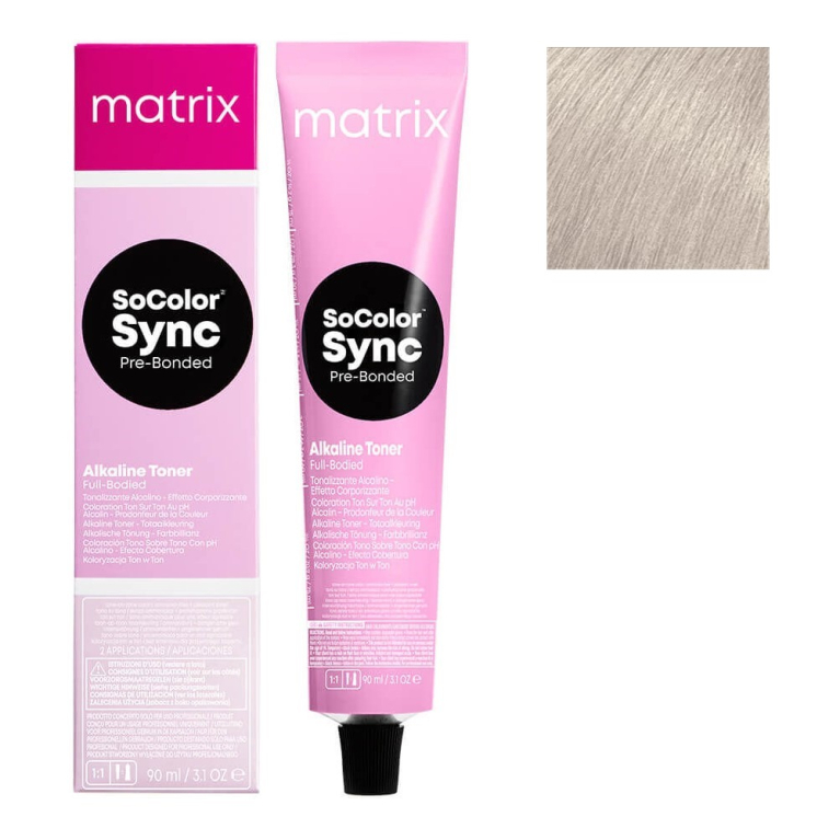 Matrix Color Sync 10V Яркий блонд перламутровый Тонирующая крем-краска для волос, 90мл