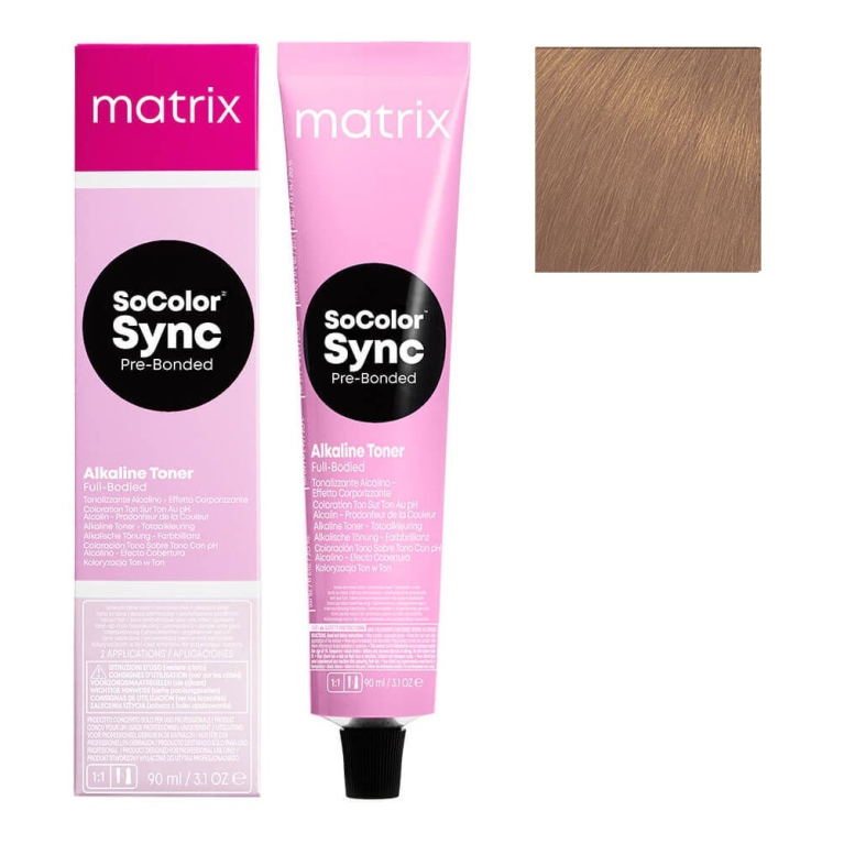 Matrix Color Sync 7MM Блонд глубокий мокка Тонирующая крем-краска для волос, 90мл