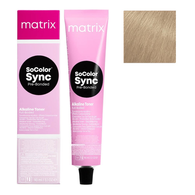 Matrix Color Sync 8N Светлый блонд натуральный Тонирующая крем-краска для волос, 90мл