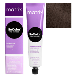 Matrix SoColor Pre-Bonded Extra Coverage 504N Крем-краска для седых волос Шатен натуральный, 90мл 