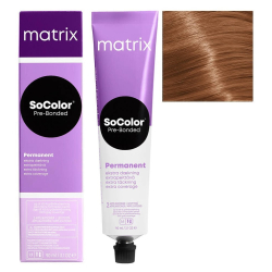 Matrix SoColor Pre-Bonded Extra Coverage 508BC Крем-краска для седых волос Светлый блонд коричнево-мдный, 90мл 