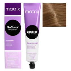 Matrix SOCOLOR Extra Coverage 508M Крем-краска для седых волос Светлый блонд мокка, 90мл 