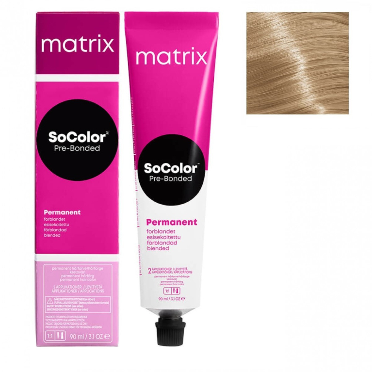 Matrix SoColor Pre-Bonded 10N Яркий блонд натуральный Крем-краска для волос, 90мл