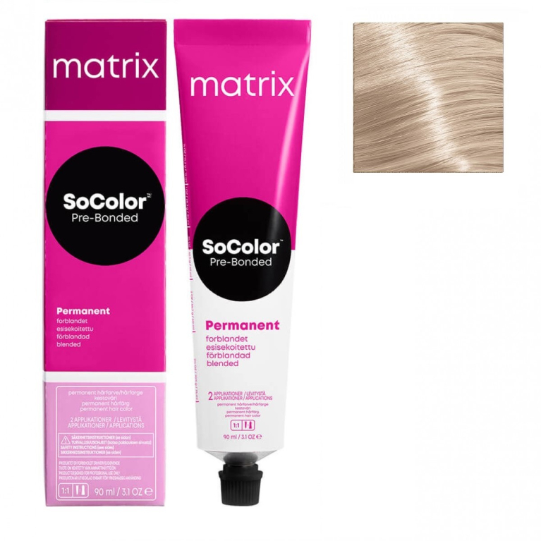 Matrix SoColor Pre-Bonded 11A Ультра яркий блонд пепельный Крем-краска для волос, 90мл