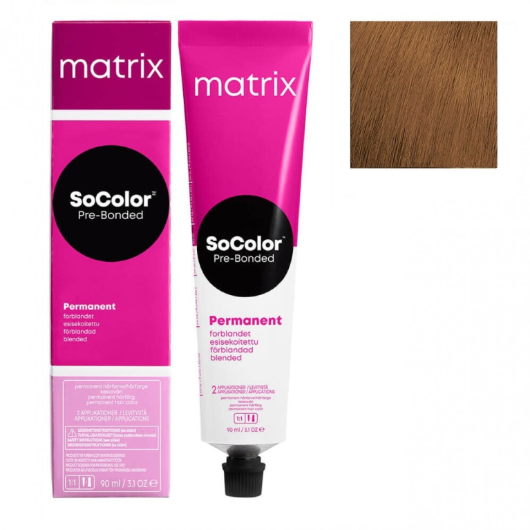 Matrix SoColor Pre-Bonded 7G Блонд золотистый Крем-краска для волос, 90мл