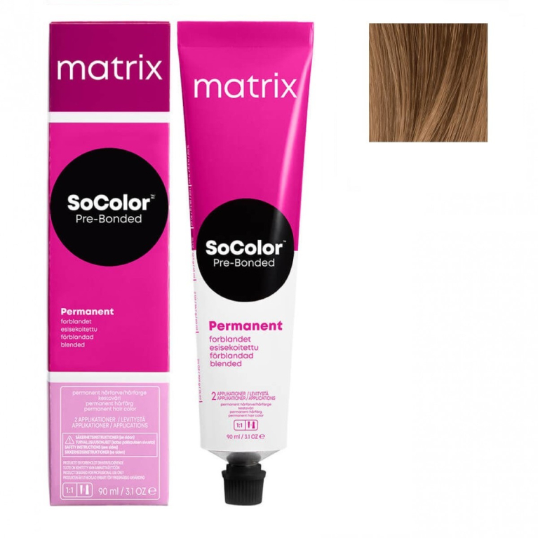 Matrix SoColor Pre-Bonded 8M Блонд мокка Крем-краска для волос, 90мл