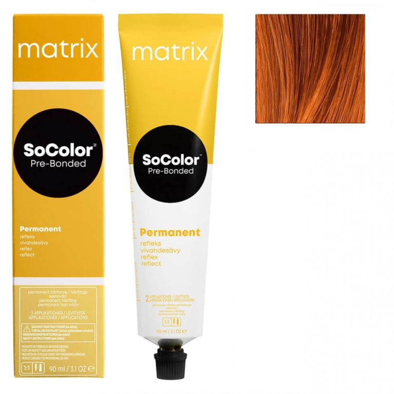 Matrix SoColor Pre-Bonded 8RC Светлый блонд красно-медный Крем-краска для волос, 90мл