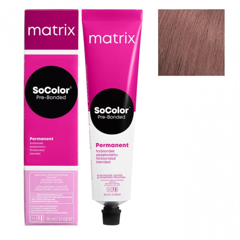 Matrix SoColor Pre-Bonded 8VM Светлый блонд перламутровый мокка Крем-краска для волос, 90мл
