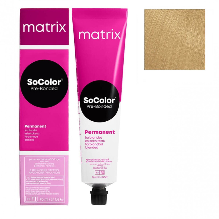 Matrix SoColor Pre-Bonded 9N Очень светлый блонд натуральный Крем-краска для волос, 90мл