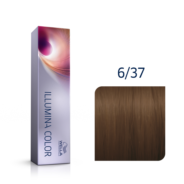 Illumina Color 6/37 Темный блонд золотисто-коричневый Стойкая крем-краска, 60мл