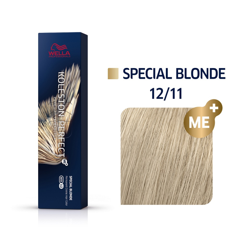 Koleston Perfect ME+ 12/11 Special Blonde Стойкая крем-краска Ультра яркий блонд пепельный интенсивный, 60мл
